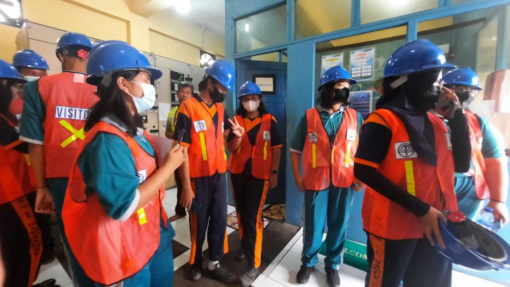KUNJUNGAN TEAM UJI AIR JICA KE IPAL CEMARA