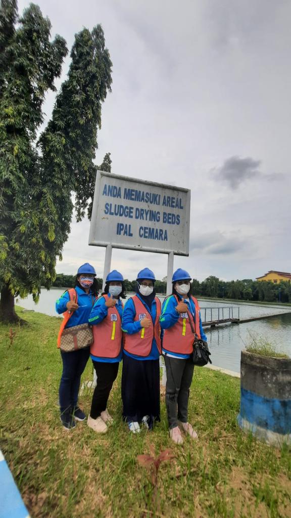 KUNJUNGAN TEAM UJI AIR JICA KE IPAL CEMARA