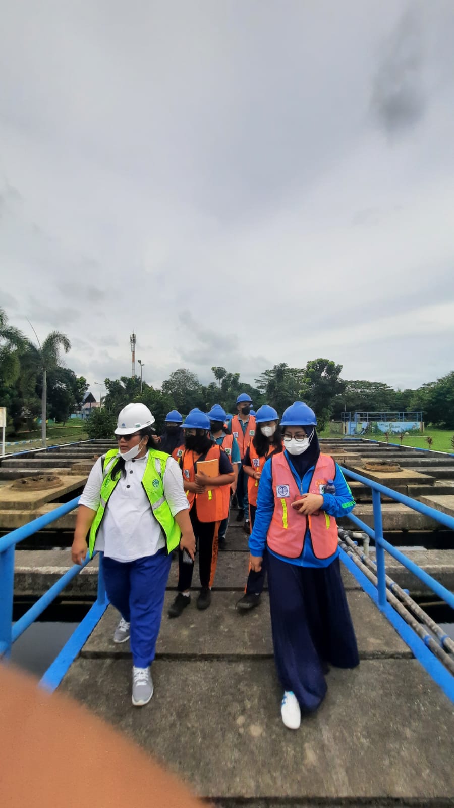 KUNJUNGAN TEAM UJI AIR JICA KE IPAL CEMARA