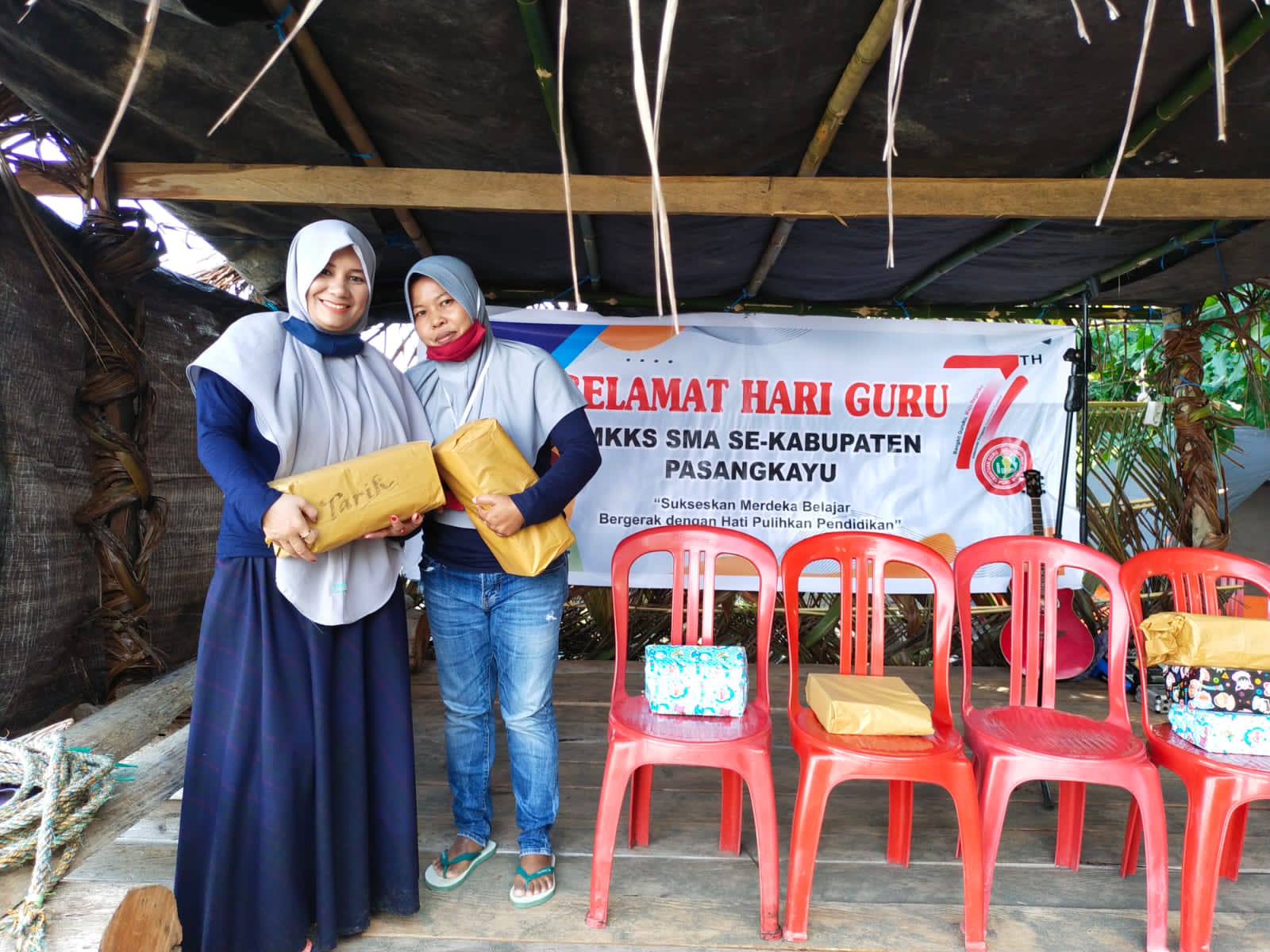 MKKS Se-Kabupaten Pasangkayu Berkemah menyambut Hari Guru Nasional