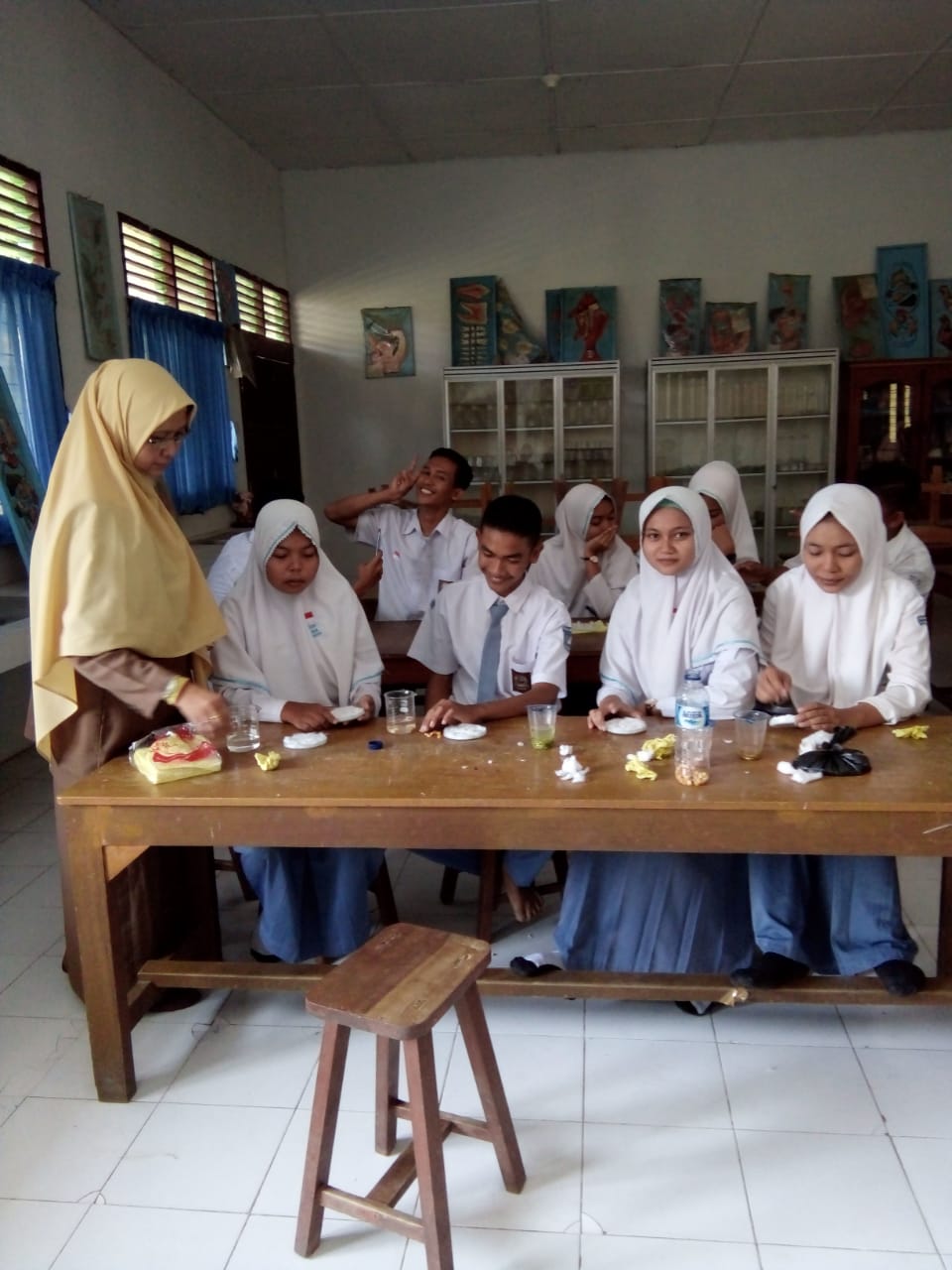 Kegiatan Praktikum Biologi