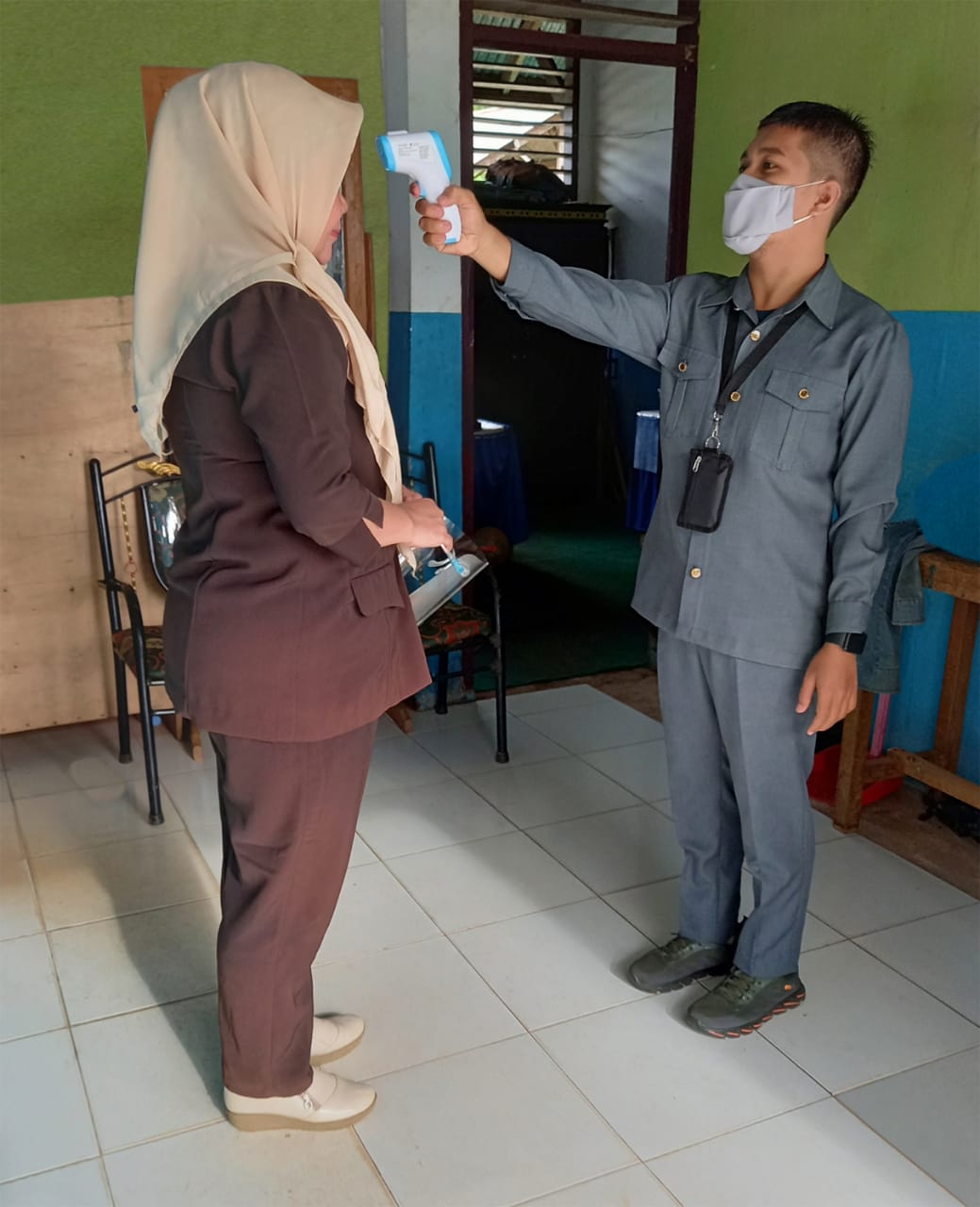 Kegiatan Ujian Sekolah mengikuti protokol kesehatan