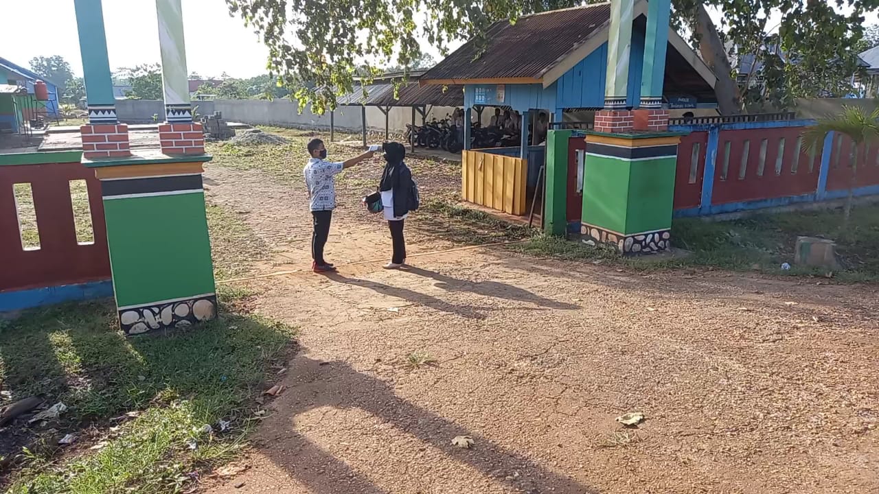 Kegiatan Ujian Sekolah mengikuti protokol kesehatan