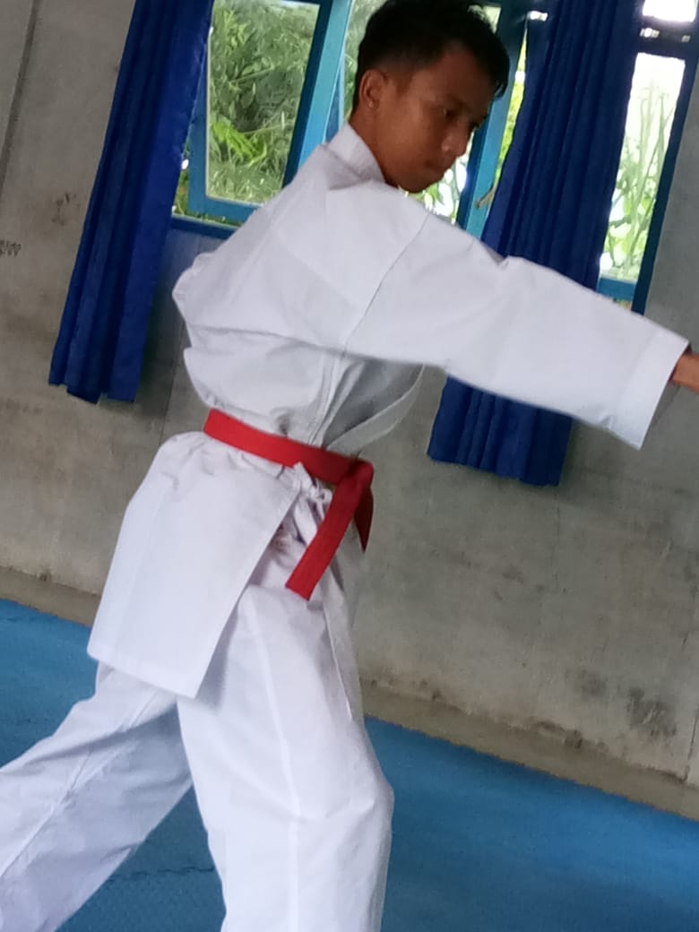 Peserta Karate di SMAN 1 Ranto Baek