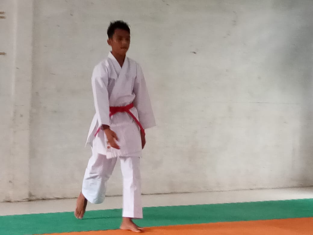 Peserta Karate di SMAN 1 Ranto Baek