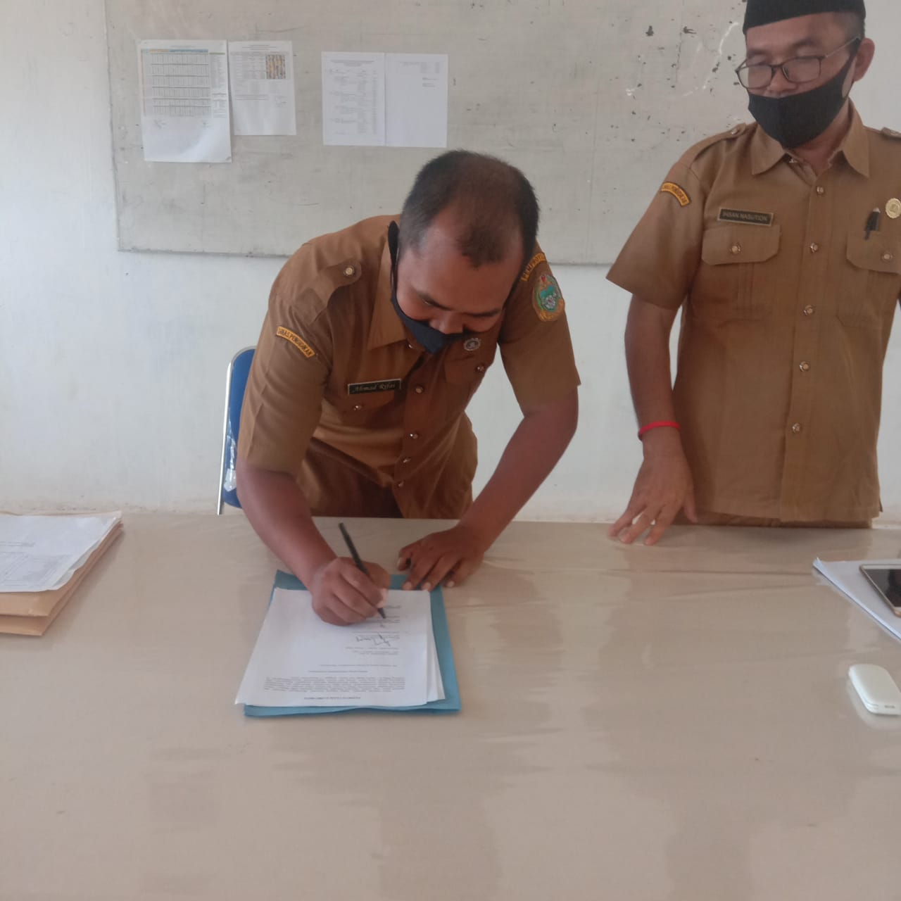 Rafat kerja bulanan oleh sma negeri 1 ranto baek