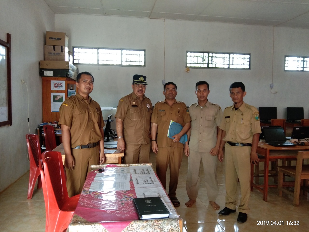 Foto bersama Usai Pelaksanaan UNBK