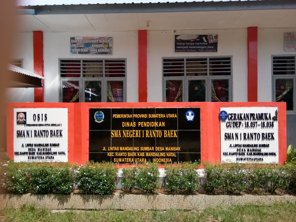 Kondisi  SMAN 1 Ranto Baek