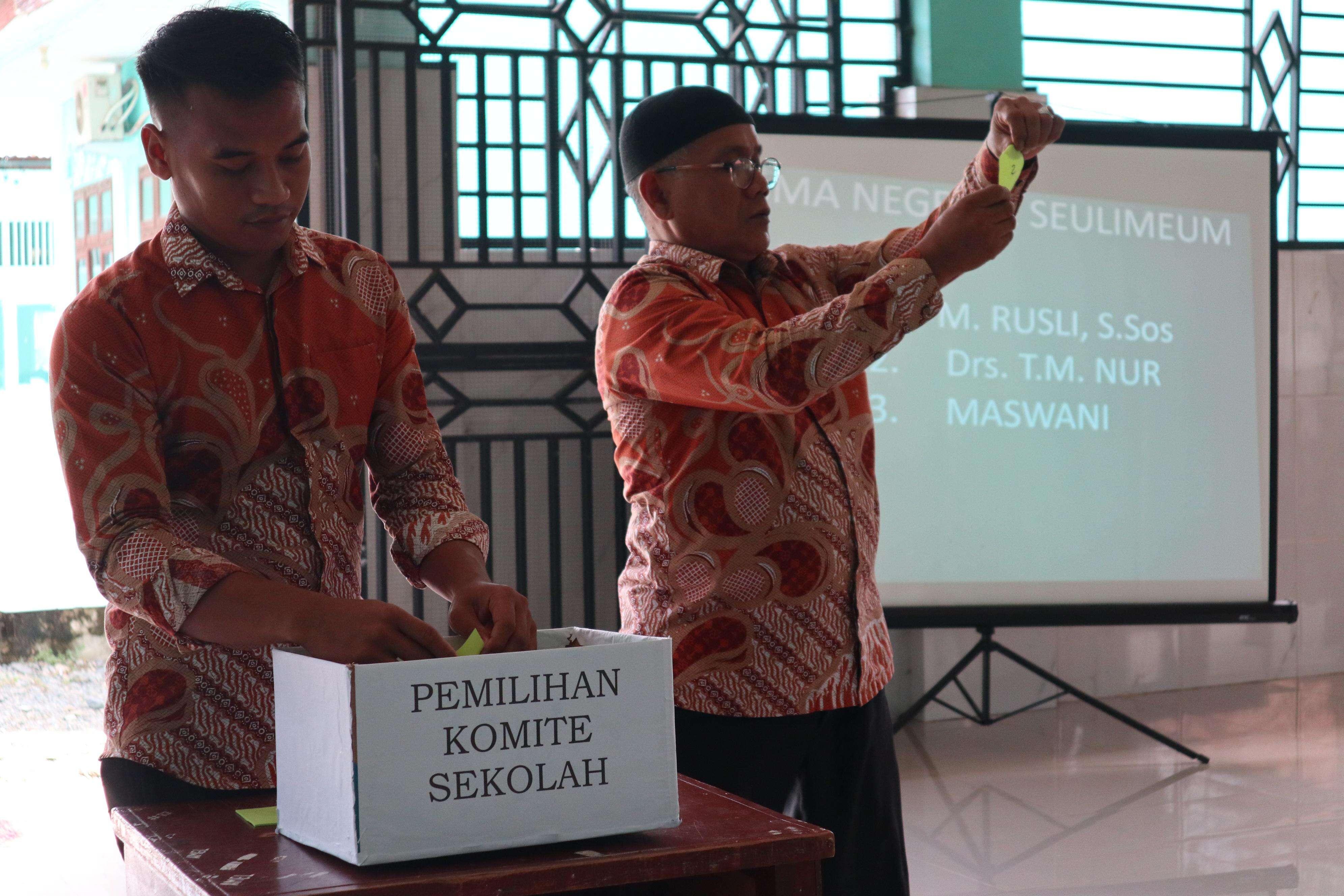 Pemilihan Ketua Komite SMA Negeri 1 Seulimeum Periode 2025-2029