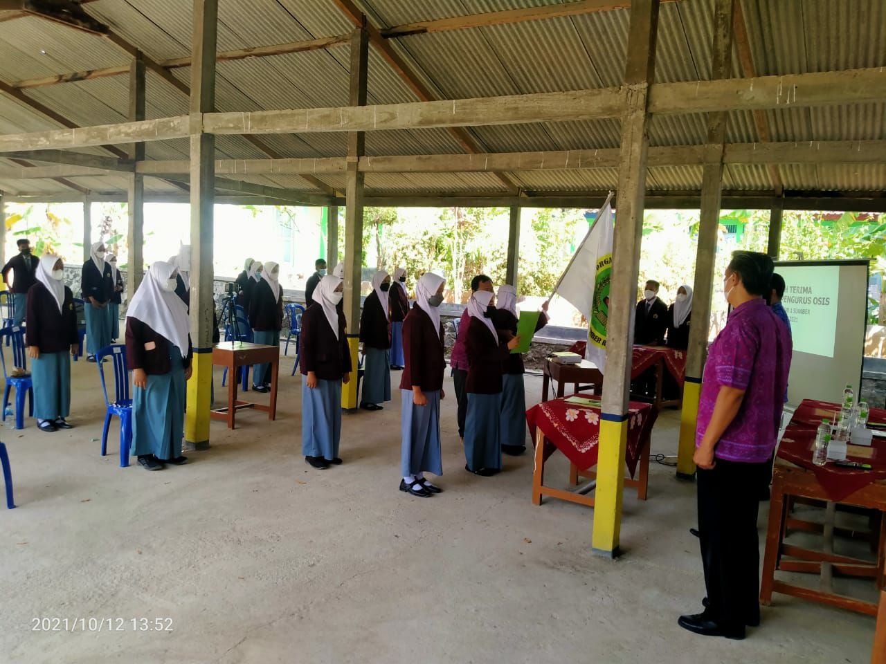 Pelantikan Pengurus OSIS SMAN 1 SUMBER