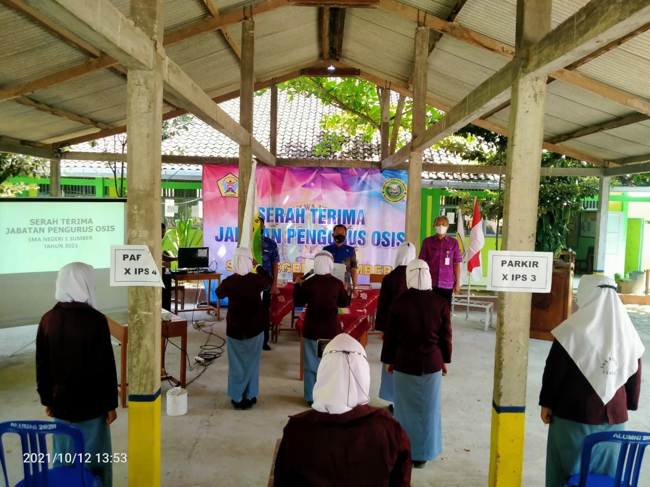 Pelantikan Pengurus OSIS SMAN 1 SUMBER