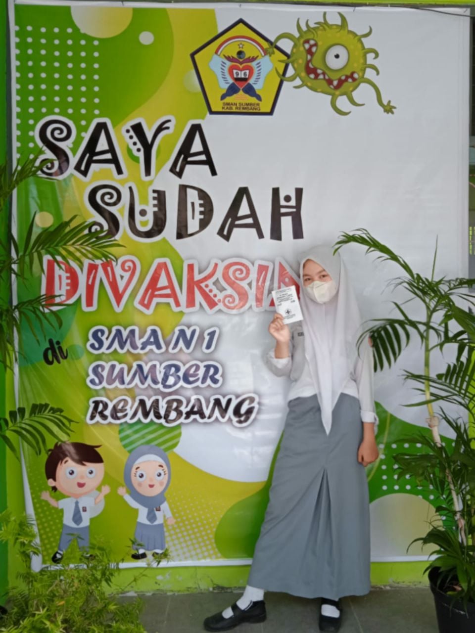 Kegiatan Vaksinasi SMAN 1 SUMBER