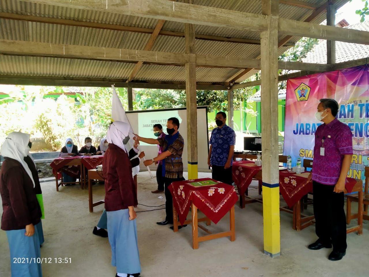 Pelantikan Pengurus OSIS SMAN 1 SUMBER
