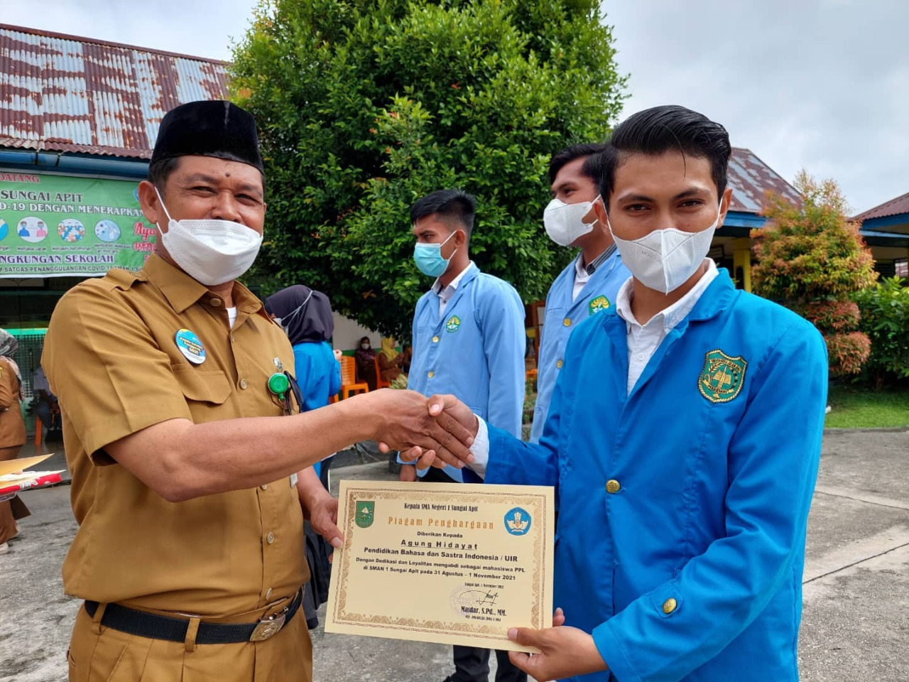 Pelepasan Mahasiswa PPL UNRI dan UIR