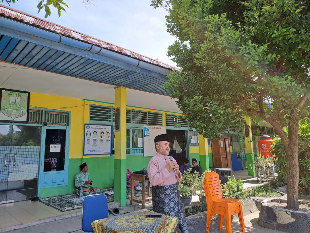 Peringatan Maulid Nabi Muhammad Salallahu Alaihi Wassalam tahun 1444 H di SMA Negeri 1 Sungai Apit