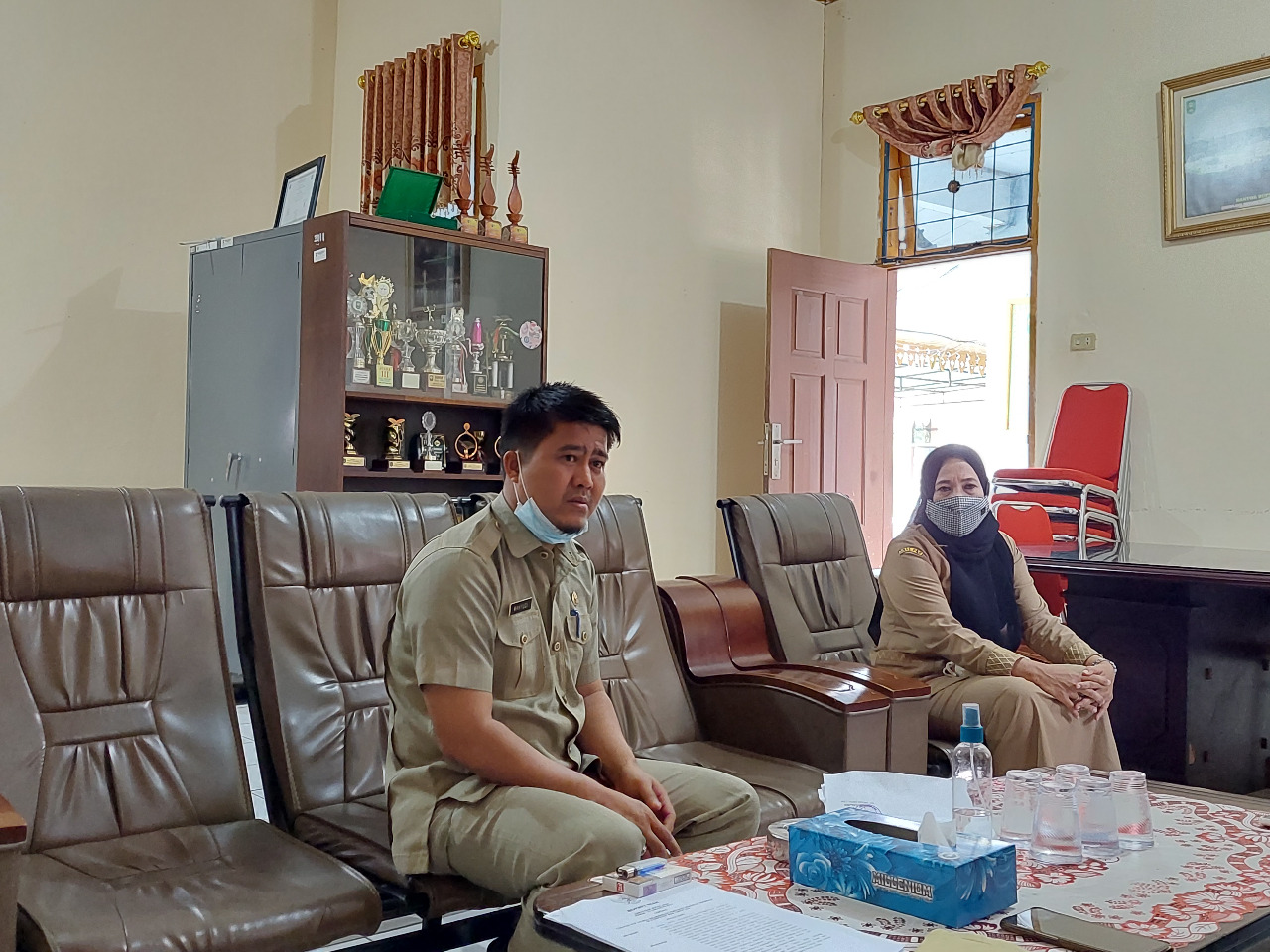 Diskusi PTM di Kecamatan Sungai Apit