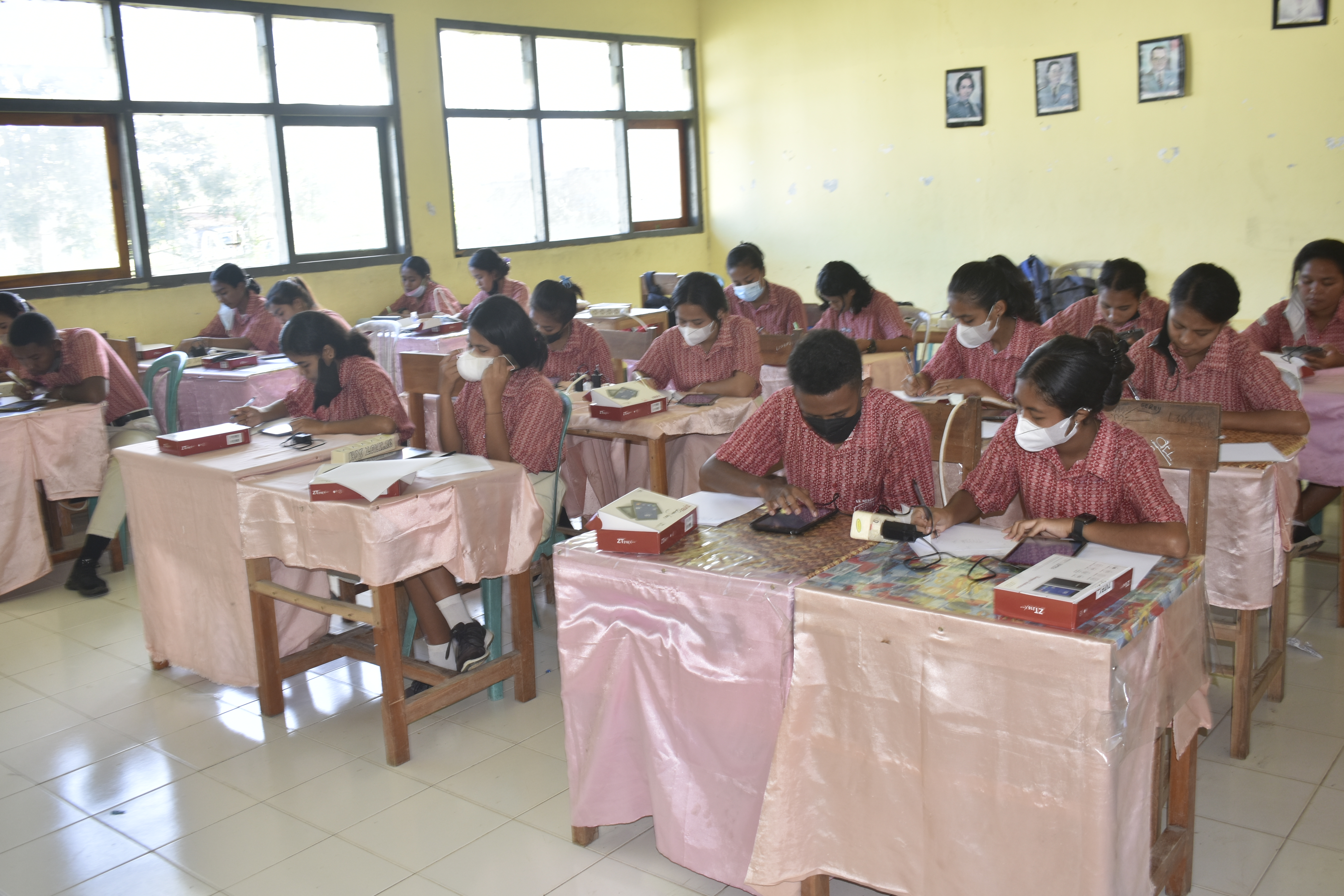 HARI KETIGA  UJIAN SEMESTER VI BERBASIS ONLINE DENGAN APLIKASI CBT : EXAM BROWSER