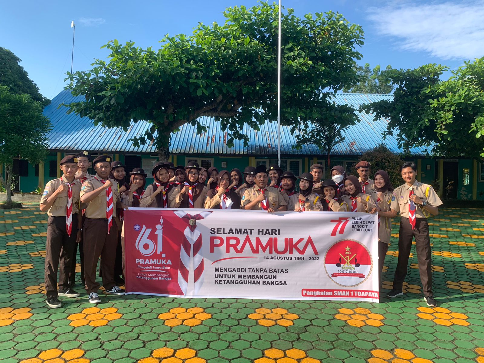 HUT PRAMUKA KE 61 SMAN 1 TOAPAYA