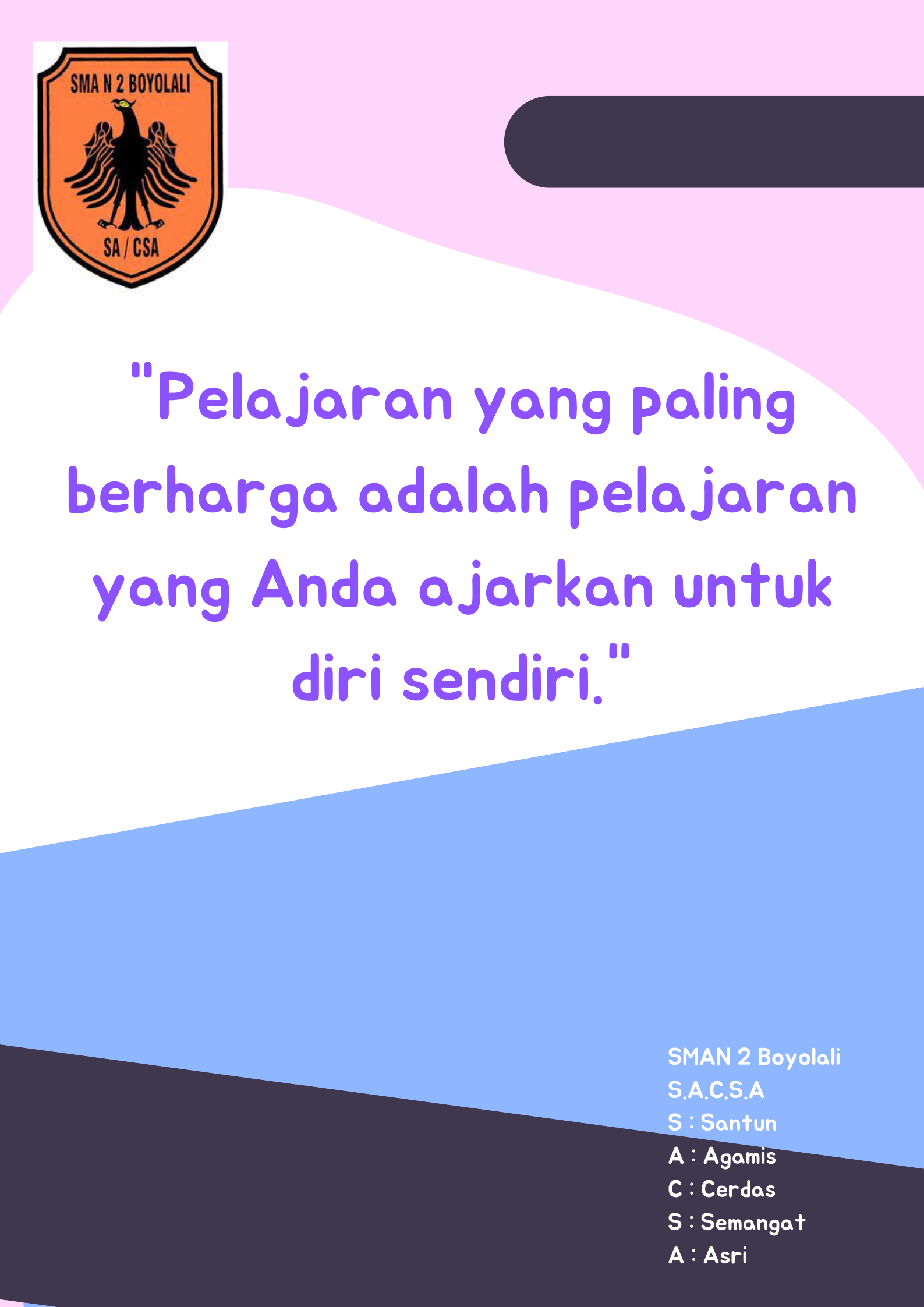 Poster SMA N 2 Boyolali