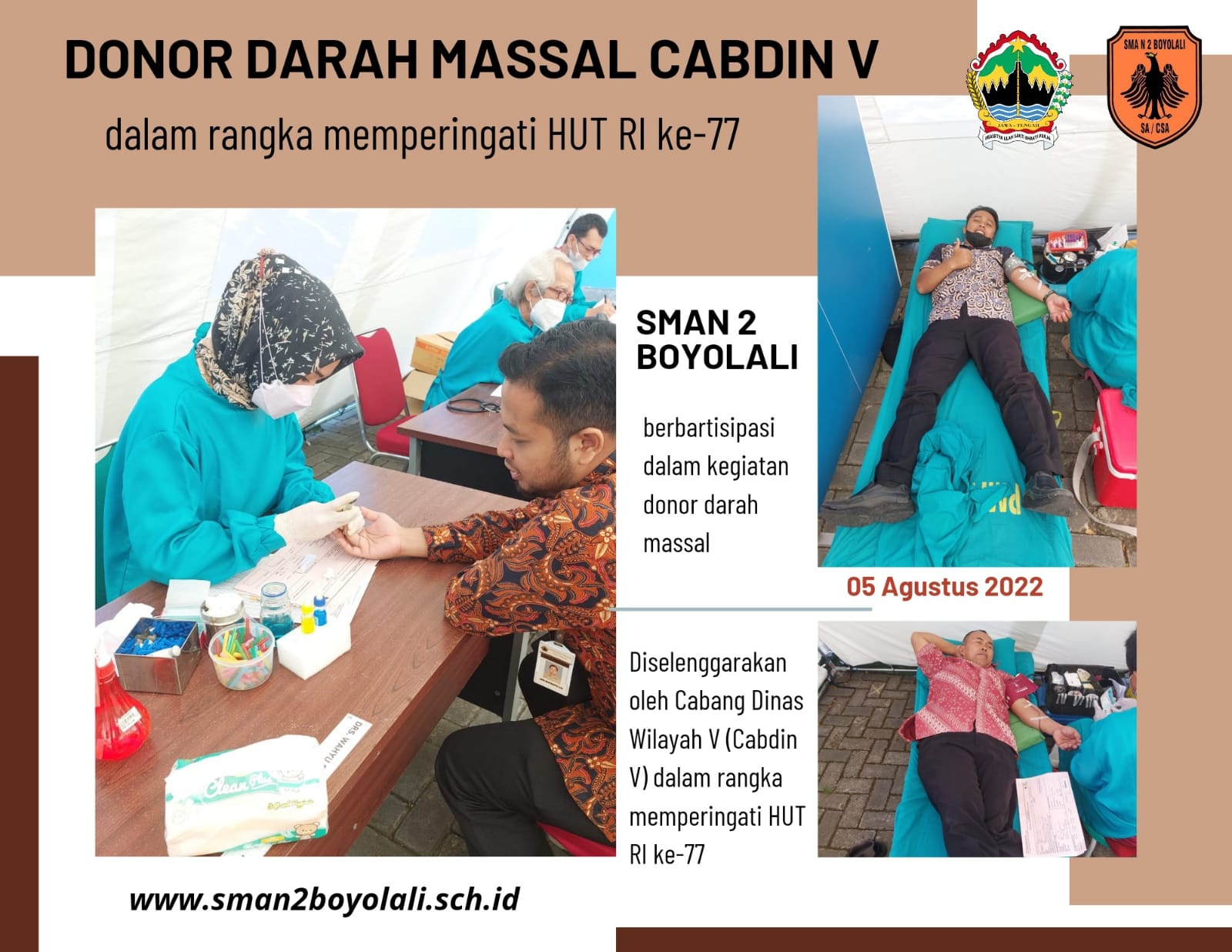 Donor Darah Massal Cabdin V