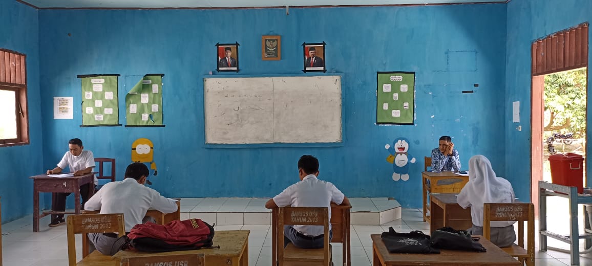 Penyelenggaraan Ujian Akhir Sekolah Kelas XII SMAN 2 Budong Budong