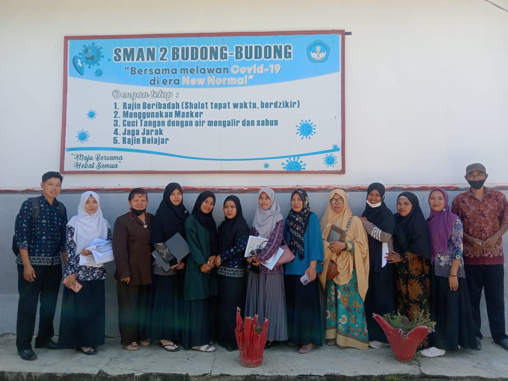 Penyelenggaraan Ujian Akhir Sekolah Kelas XII SMAN 2 Budong Budong