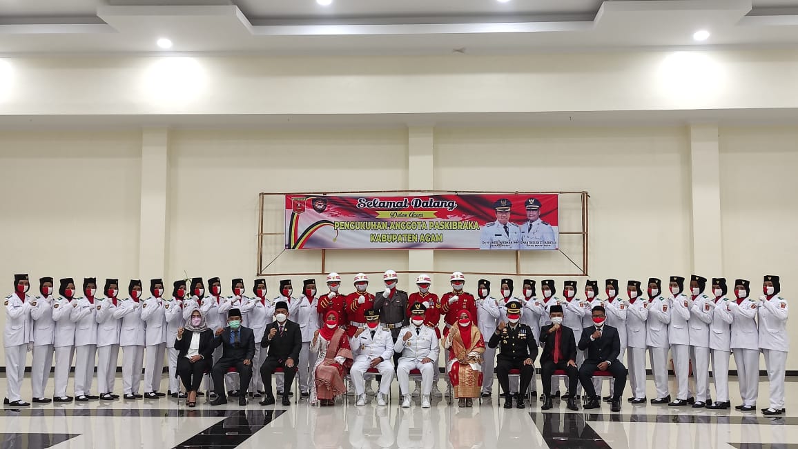 Pengukuhan Anggota PASKIBRAKA KABUPATEN AGAM