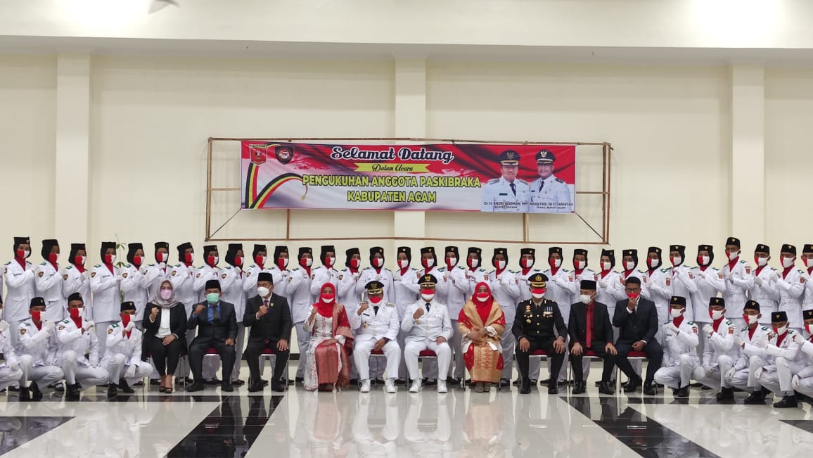 Pengukuhan Anggota PASKIBRAKA KABUPATEN AGAM