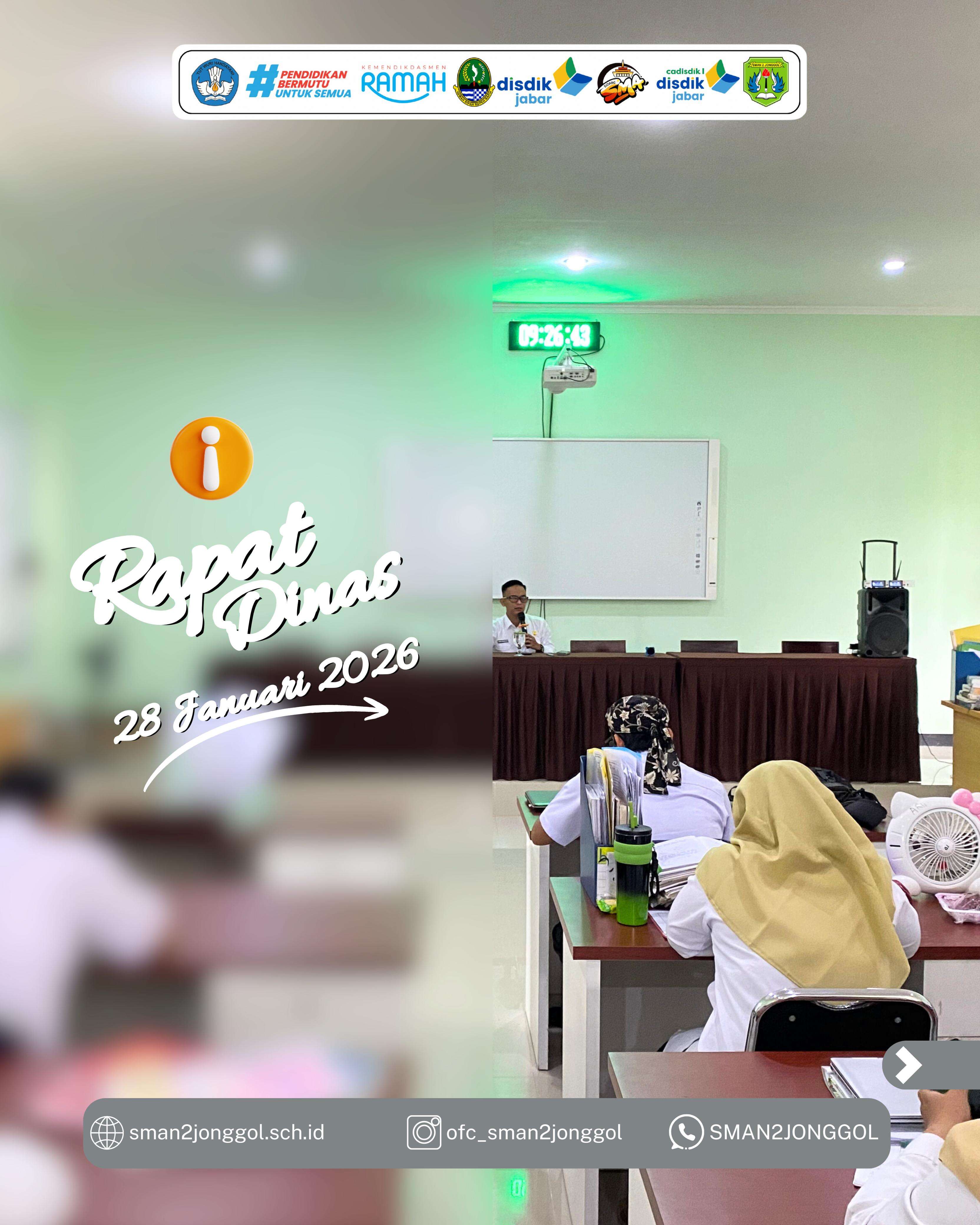 Suasana Rapat Dinas 1