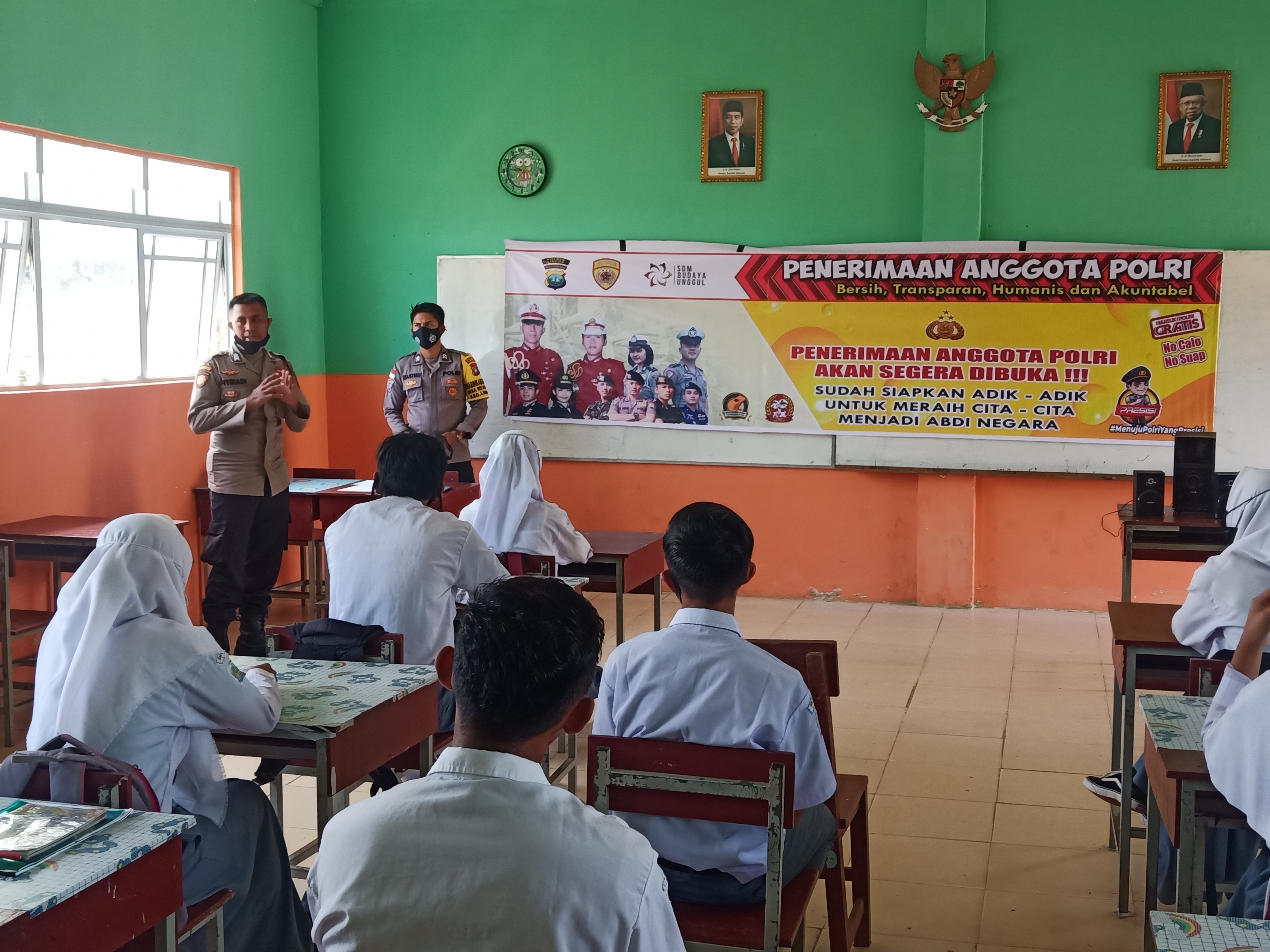 Sosialisasi penerimaan anggota Polri tahun 2021