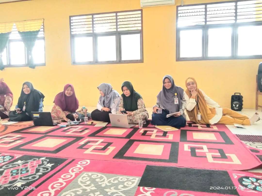 Para Majlis guru sedang melakukan refleksi