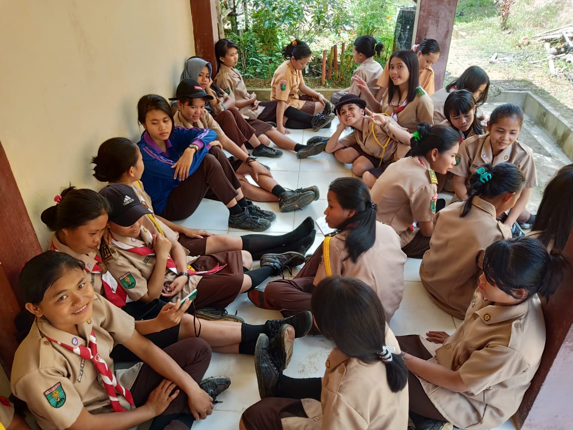 Kegiatan Pramuka di SMAN 2 Teriak