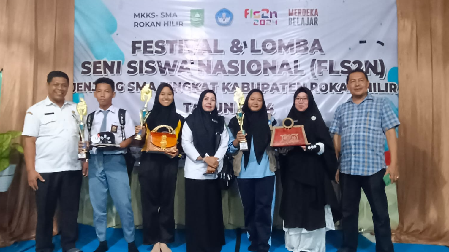Juara 1 Bidang Kriya FL2SN Kabupaten Rokan Hilir