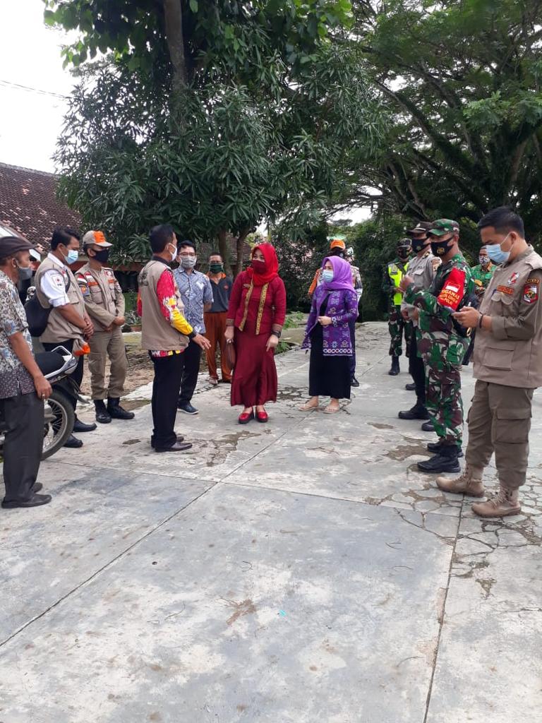 Kunjungan satgas covid lampung utara ke sman 3 kotabumi