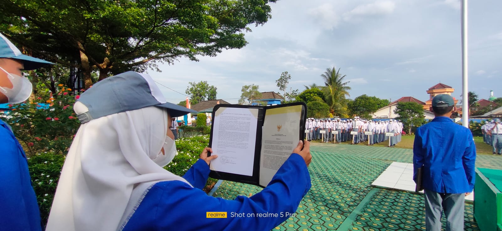 Upacara Bendera Hari Pertama di Tahun 2022