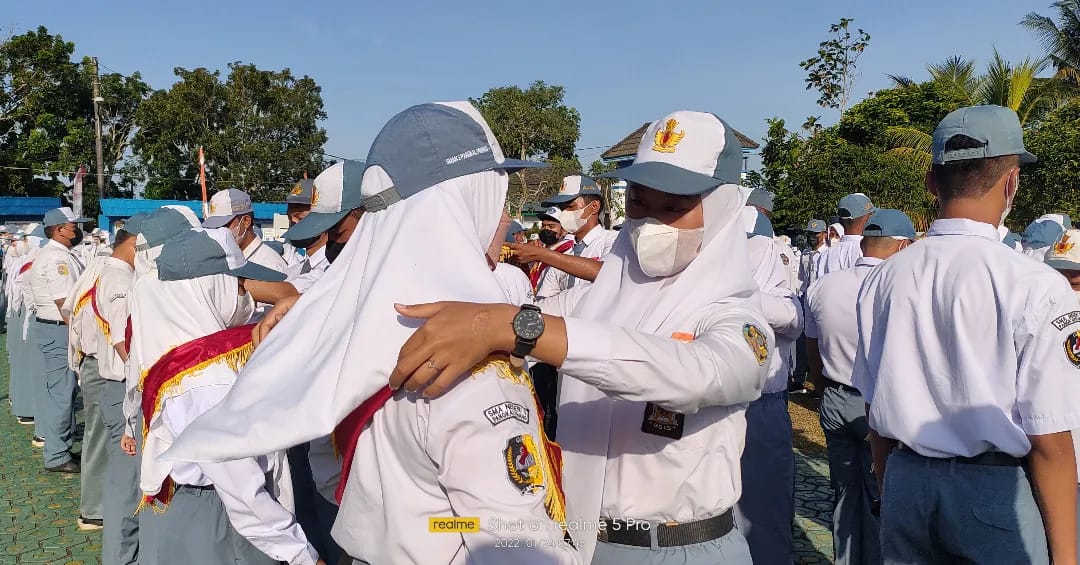 Pelantikan Pengurus OSIS dan MPK SMANETA 2021-2022