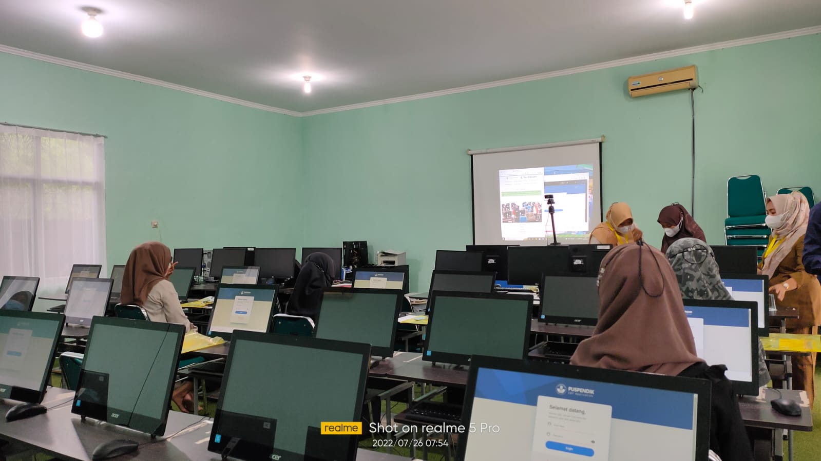 TUK  Test Substansi Seleksi Calon Mahasiswa PPG Prajabatan tahun 2022 di SMAN 3 Pangkalpinang