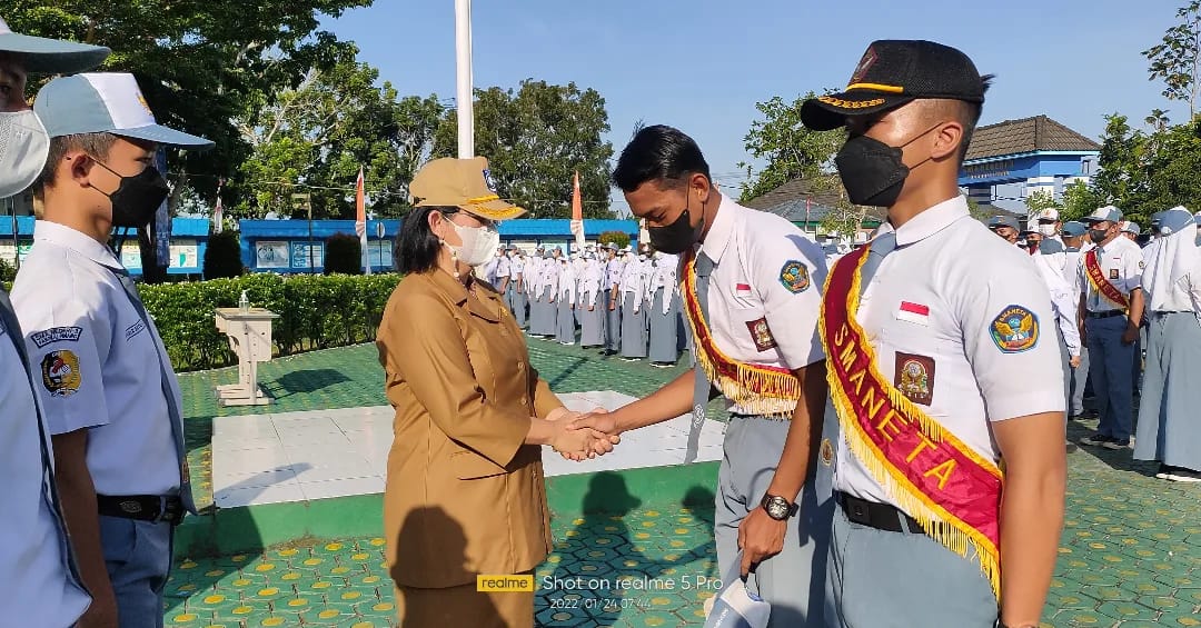 Pelantikan Pengurus OSIS dan MPK SMANETA 2021-2022