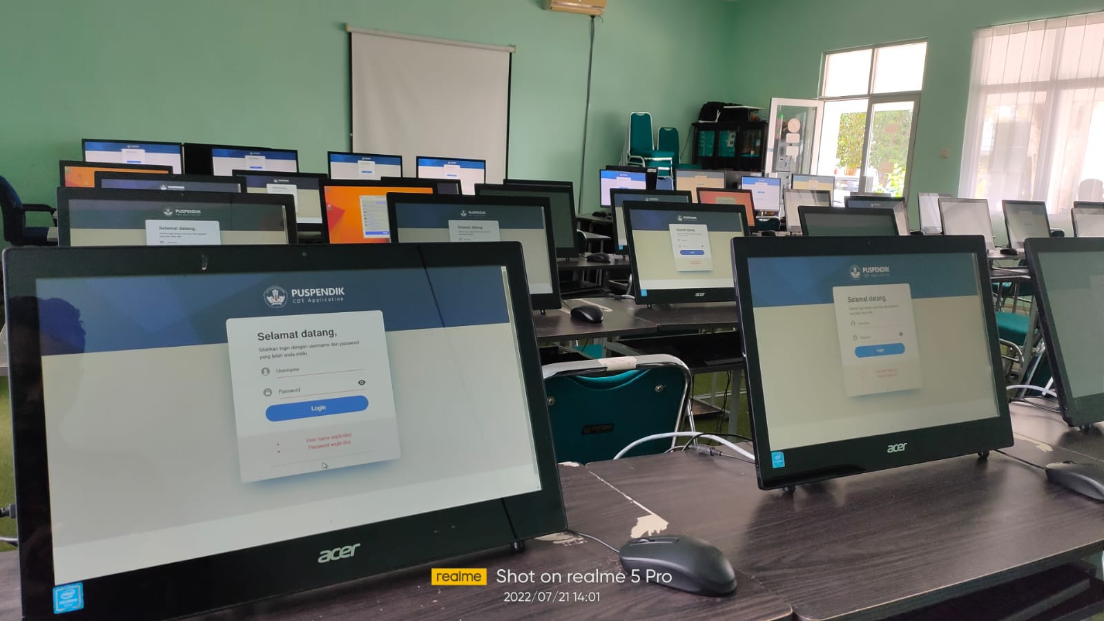 TUK  Test Substansi Seleksi Calon Mahasiswa PPG Prajabatan tahun 2022 di SMAN 3 Pangkalpinang