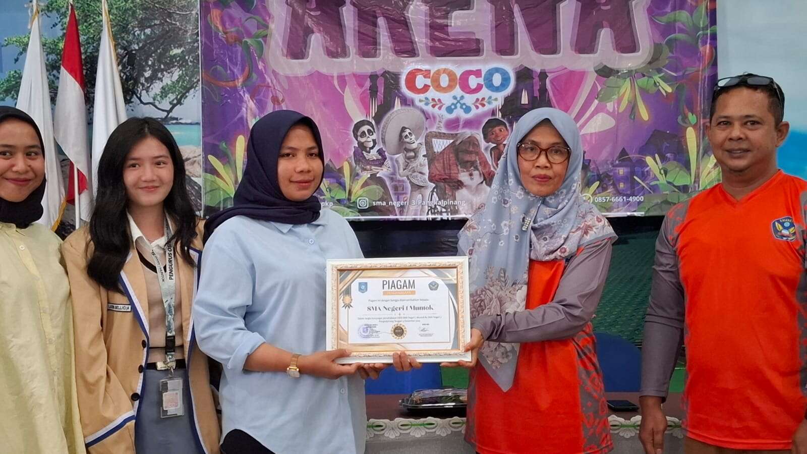 Kunjungan SMANSA Mentok