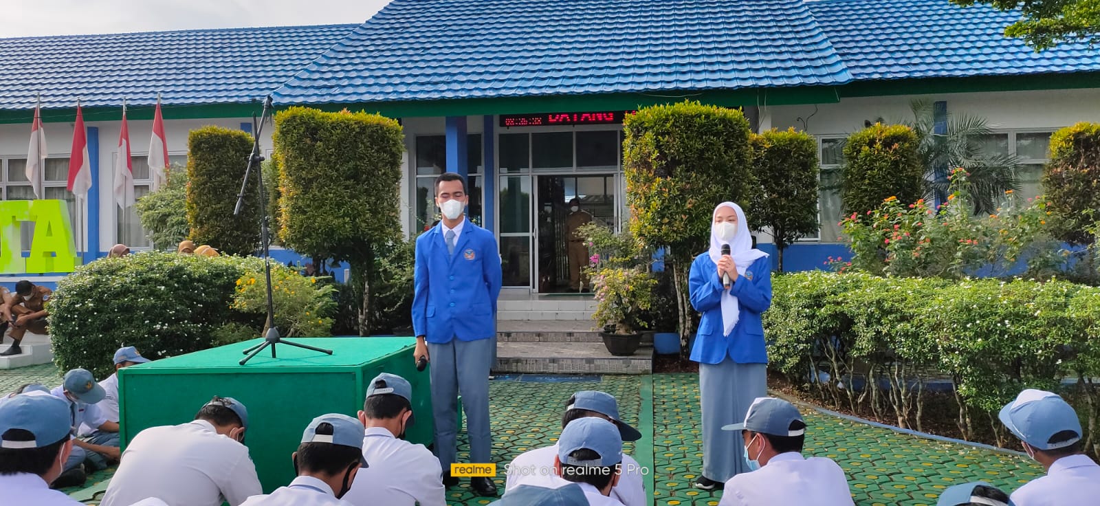 Orasi kampanye calon Ketua OSIS