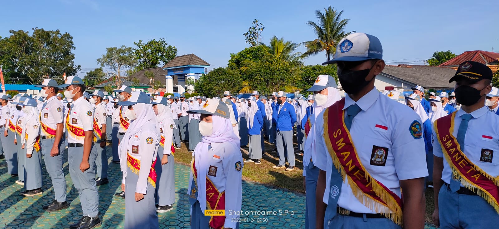 Pelantikan Pengurus OSIS dan MPK SMANETA 2021-2022