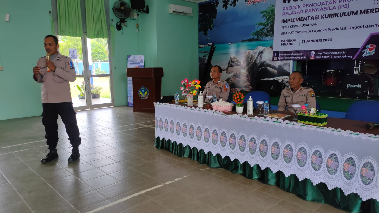 Sosialisasi kamtibnas  Polres Pangkalpinang