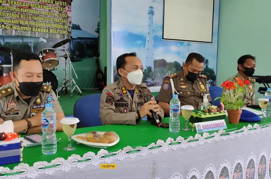 soasialisasi Pencegahan Covid-19 dari Satpol PP