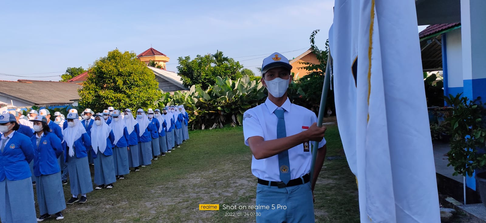 Pelantikan Pengurus OSIS dan MPK SMANETA 2021-2022