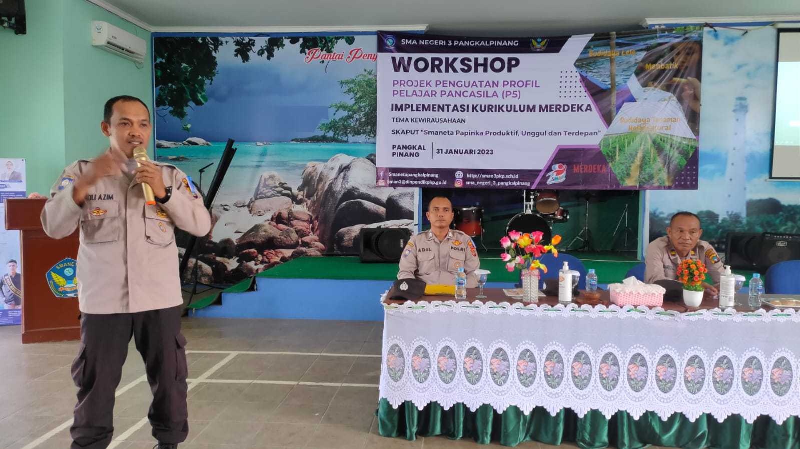 Sosialisasi kamtibnas  Polres Pangkalpinang