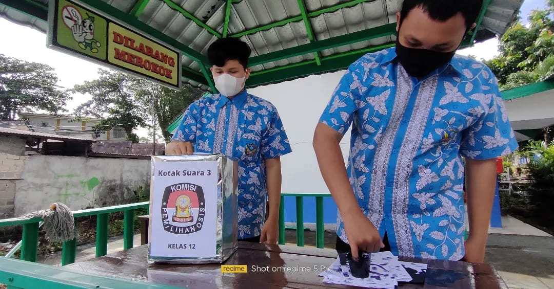 Pemungutan Suara Pemilihan Paslon Ketua dan Wakil Ketua OSIS