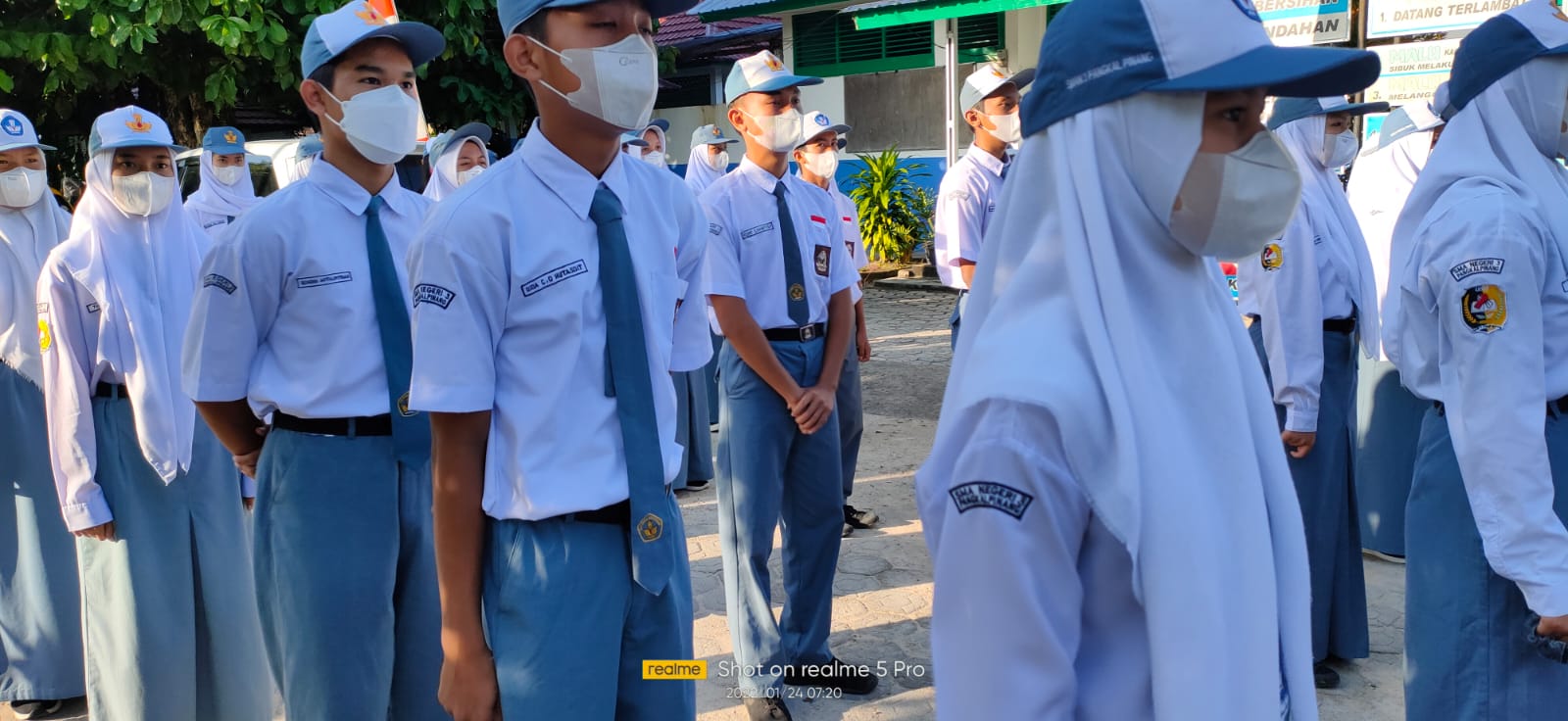 Pelantikan Pengurus OSIS dan MPK SMANETA 2021-2022