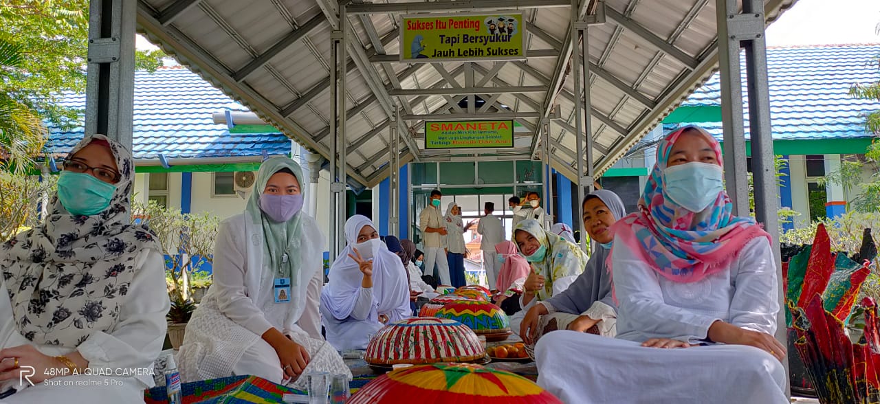 Nganggung dan Tausiyah peringatan Isra' Mi'raj Nabi Muhammad SAW. 1442H.