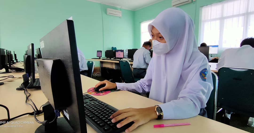 Pelaksanaan ANBK SMA Negeri 3 Pamgkalpinang 2021